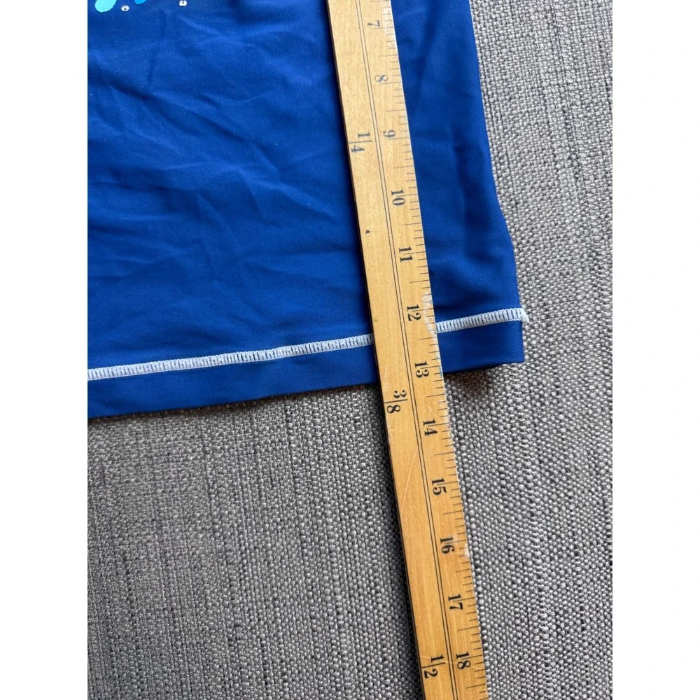 Hanna Andersson Boys Blue Nautical Whale Sailboat Rash Guard Swim Shirt 8303K